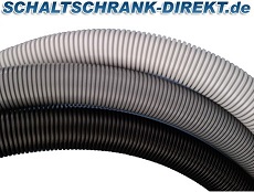 Corrugated pipe cable protection and accessories