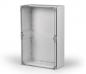 Preview: Polycarbonate housing 600x400x185mm smooth with transparent cover