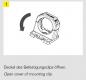 Preview: Wellrohrhalter NW10 schwarz mit Befestigungs-Sockel