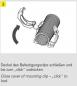 Preview: Wellrohrhalter NW10 schwarz mit Befestigungs-Sockel