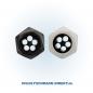 Preview: 100 pcs. M12 PA6 plastic cable gland KB 3-6.5mm IP68 VDE UL