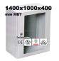 Preview: Control Cabinet 1400x1000x400 mm VDE UL Certified IP66 1-door - with a glass door