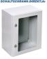 Preview: Control cabinet 600x400x250 mm HBT 1-door IP66 with viewing window