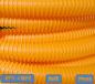 Preview: 50m PPmod Wellrohr NW7.5 orange (geschlitzt) mit flacher Welle