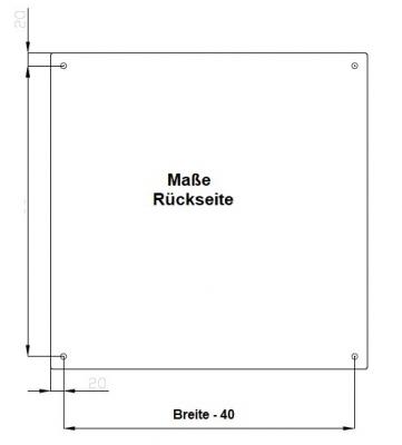 Stahlblech Schaltschrank 800x800x250 mm HBT 1-türig IP66 mit verzinkter Metall-Montageplatte und Erdungsband