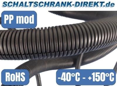 KFZ Wellrohr - NW29 PPmod geschlitzt