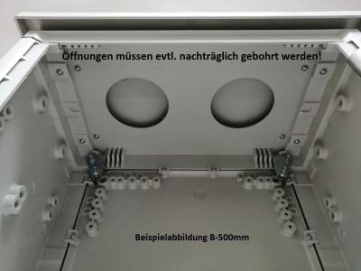 IP55 GFK-Gehäuse 1000x750x300 mm HBT mit Standardtür und Regendach