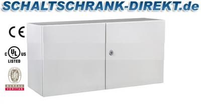 Schaltschrank 600x1200x300 mm HBT 2-türig IP55 mit Doppeltür