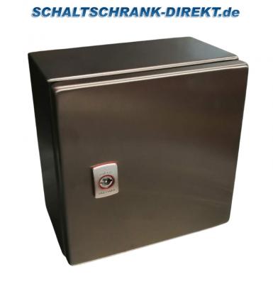 Stainless steel enclosure 300x200x150mm HBT V4A AISI 316L Enclosure 1-door IP66