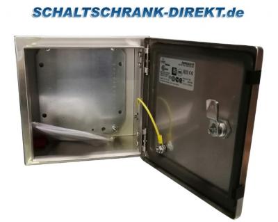 V2A stainless steel enclosure 1200x800x300mm HBT 1-door IP66 AISI 304L