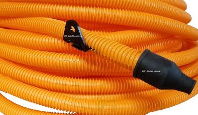 50m PPmod corrugated pipe orange - NW17 (slotted)