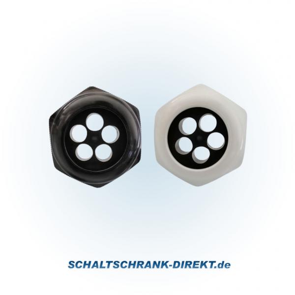100 pcs. M12 PA6 plastic cable gland KB 3-6.5mm IP68 VDE UL