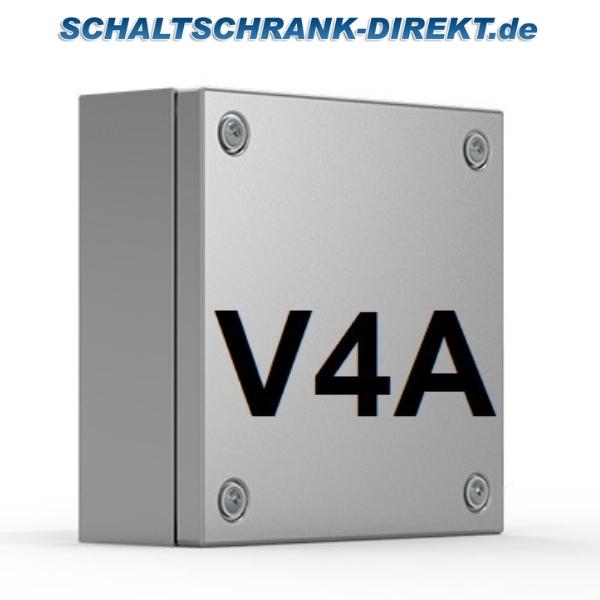 V4A terminal box 150x150x120mm HWD stainless steel AISI 316L