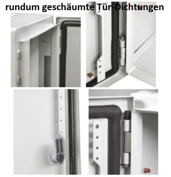 Schaltschrank 500x500x150 mm HBT IP66 eintürig
