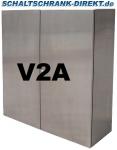 V2A stainless steel control cabinet 1200x1200x400mm HBT 2-door IP55