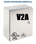 V2A stainless steel enclosure 300x200x150mm HBT 1-door IP66 304L