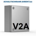 V2A terminal box 300x400x120mm HWD stainless steel AISI 304L