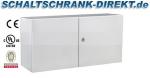 Schaltschrank 500x1000x250 mm HBT 2-türig IP55