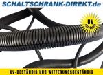 50m outdoor corrugated conduit NW17 (Ø 16,6 / 21,2 mm) UV-resistant black - slotted