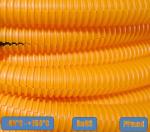 50m PPmod corrugated pipe orange - NW7.5 (slotted)